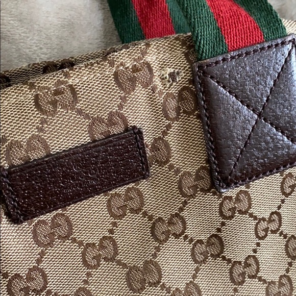 Gucci GG Canvas Tote / Diaper Bag - Picture 4 of 8